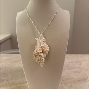 Custom Elegant lacy murex  Shell Pendant Necklace